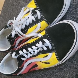 Vans with flames 🔥